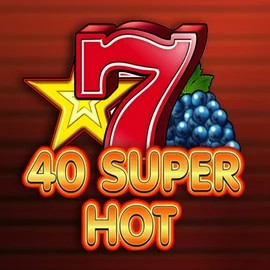 40 Super Hot slot logo by Amusnet Interactive at Robocat Casino