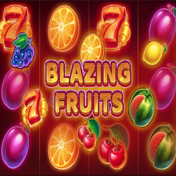 Blazing Fruits logo by Inbet Games at Robocat Casino