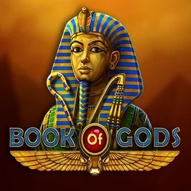 Book of Gods casino game by BF Games – featured logo at Robocat Casino
