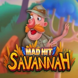 Official Slots logo: Mad Hit Savannah by RubyPlay at Robocat Casino